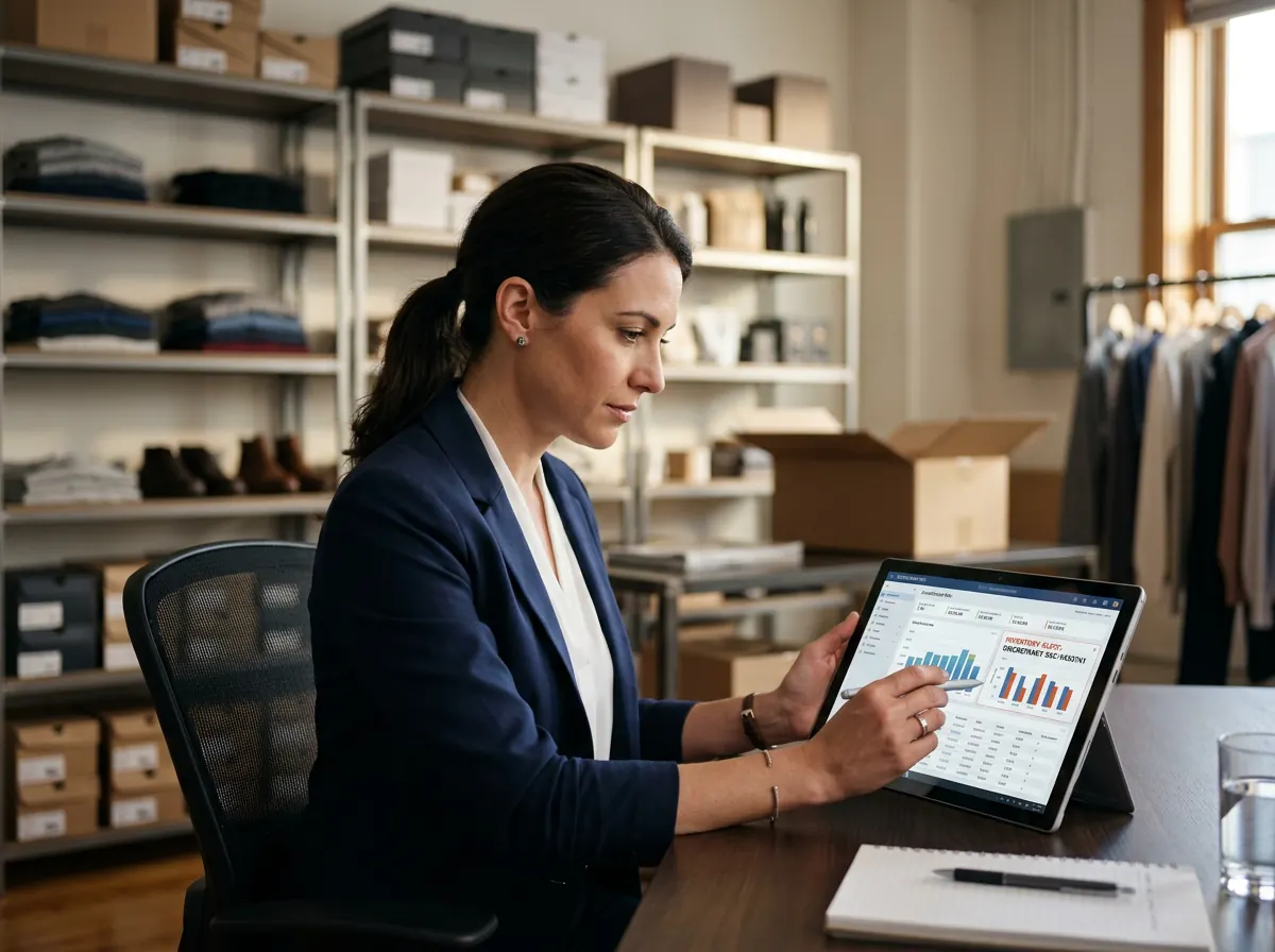 Placeholder concept for inventory discrepancy review with context
